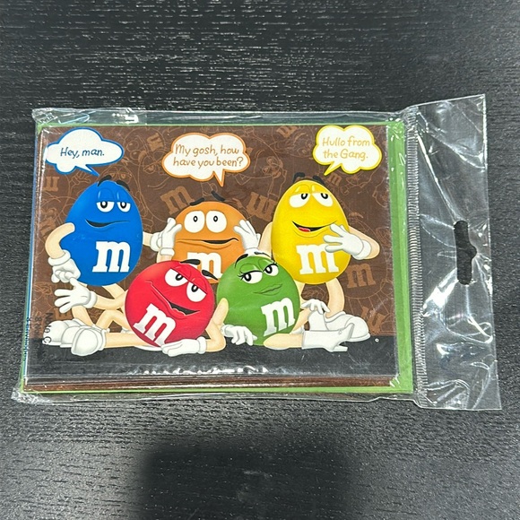 Vintage M&M Card Set - 8 Cards and Envelopes - Picture 1 of 4